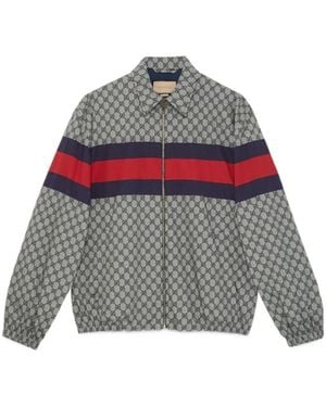 Gucci Jacket With Monogram - Gray