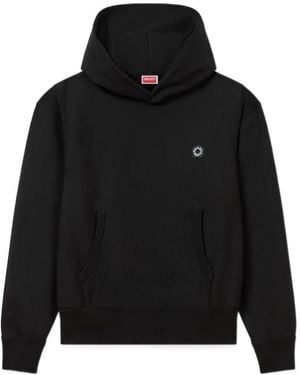 KENZO Boke Flower 2.0 Embroidered Hoodie - Black