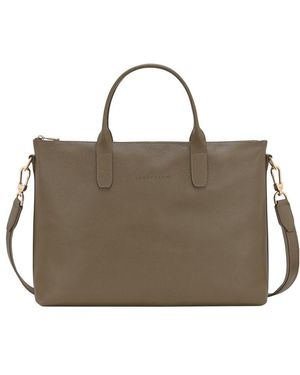 Longchamp Le Foulonné S Briefcase - Brown