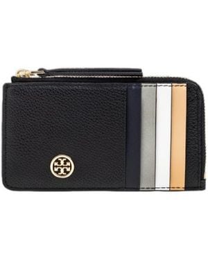 Tory Burch Robinson Wallet - Black