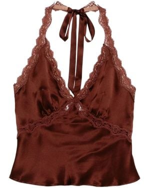 Reformation Monica Top - Brown