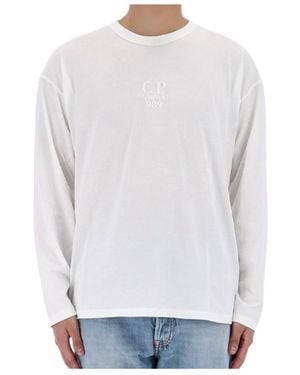 C.P. Company Long-Sleeved T-Shirt - White