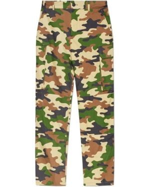 JW Anderson Casual Trousers With Belt Loops - Green