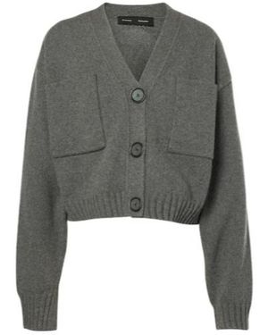 Proenza Schouler Knitted Cardigan - Grey