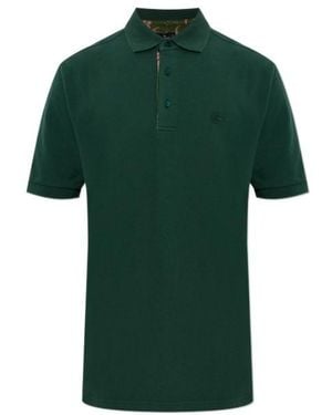 Etro Short-Sleeved Polo Shirt - Green