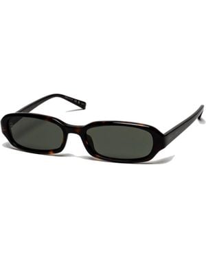 Saint Laurent Eyewear Rectangular Frame Sunglasses - White