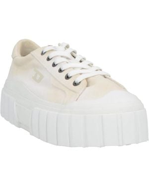 DIESEL Low-Top Canvas Shoes - White