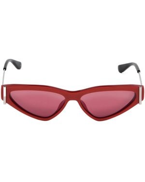 McQueen T-Bar Cat-Eye Frame Sunglasses - Pink