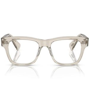 Oliver Peoples Transparent-Design Square-Frame Glasses - White