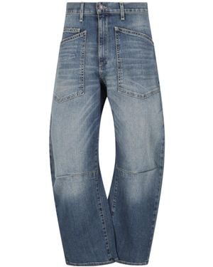 Nili Lotan Belt-Loop Jeans - Blue