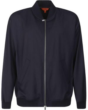 Barena Zip-Up Bomber Jacket - Blue