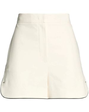 Max Mara Solid Shorts - Natural