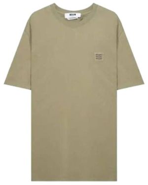 MSGM Short-Sleeved T-Shirt - Green