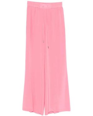 ERMANNO FIRENZE Drawstring Trousers - Pink