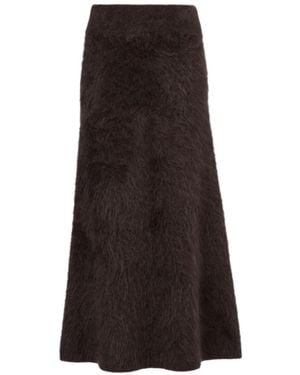 Lisa Yang Asta Cashmere Maxi Skirt - Brown