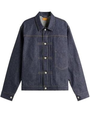 Human Made Long-Sleeved Denim Jacket - Blue