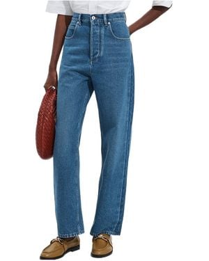 Bottega Veneta Wide Leg Jeans - Blue