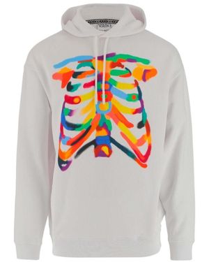 Marcelo Burlon County Of Milan Rib Cage Hoodie - Grey