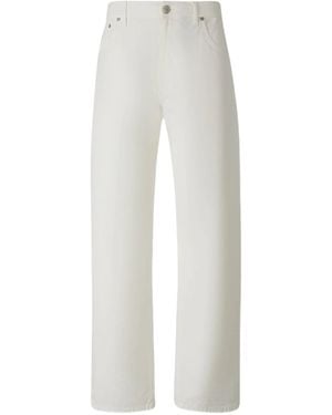 Pt Pantaloni Belt Loop Jeans - White