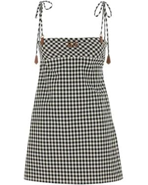 Miu Miu Sleeveless Mini Dress - Multicolor