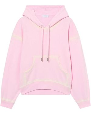 Off-White c/o Virgil Abloh Logo Drawstring Hoodie - Pink