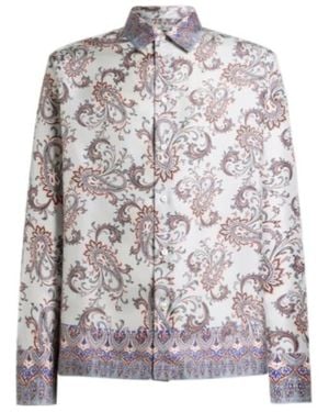 Etro Paisley Border Print Shirt - Multicolour