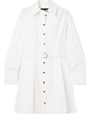 Proenza Schouler Viola Pleated Dress - White