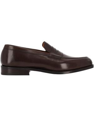 Tricker's Tricker's Round-Toe Loafers - Brown