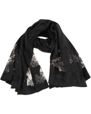 Black Ermanno Scervino Scarves and mufflers for Women | Lyst
