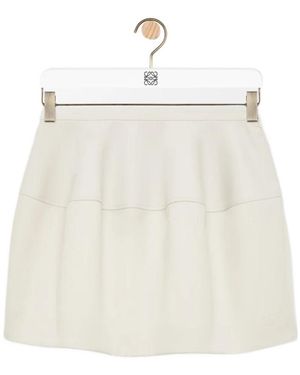 Loewe Mini Skirt - Natural