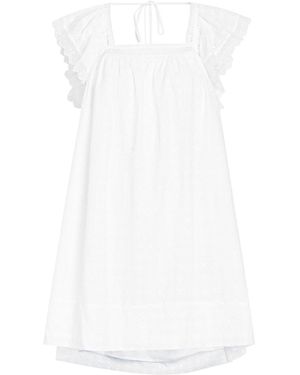 Ganni Organic Cotton Dress - White