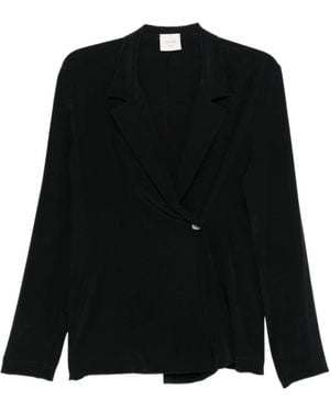 Alysi Long-Sleeved Suit Jacket - Black