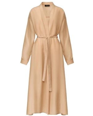 Fabiana Filippi Fabiana Filipp Belted Waist Long Shirt - Natural