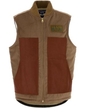 Junya Watanabe Zipped Waistcoat - Brown