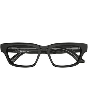 Balenciaga Eyewear Rectangular Optical Glasses - White