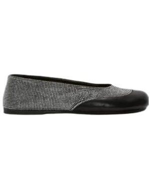 JW Anderson Crystal Embellished Ballet Flats - Black