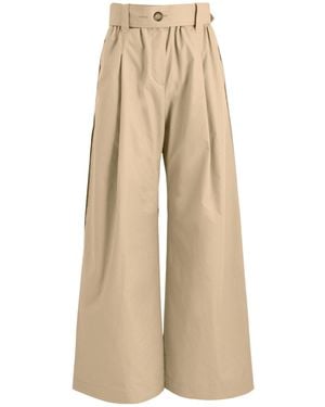 Moncler Casual Loose Pants - Natural