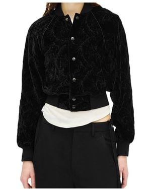Ann Demeulemeester Arya Bomber Jacket - Black