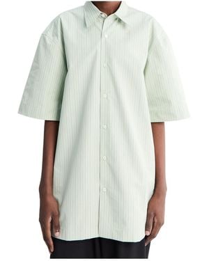 Dries Van Noten Short-Sleeved Striped Shirt - Multicolour