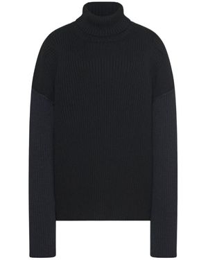 The Row Dua Cashmere Knit Top - Black