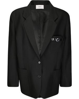 Coperni Belted-Pocket Blazer - Black