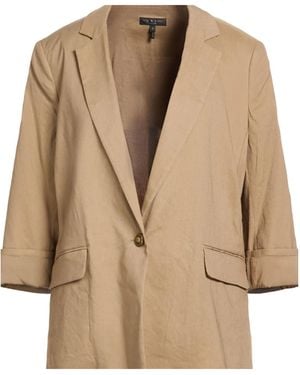 Rag & Bone Plain Color Single-Breasted Blazer - Natural