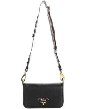 Prada Flap Shoulder Bag - White