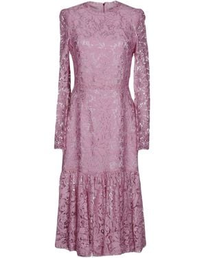 Dolce & Gabbana Midi Dress Viscose, Polyamide - Purple