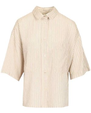 Barena Striped Shirt - Natural