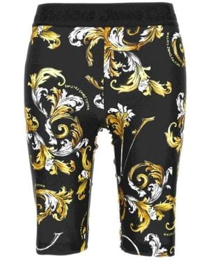 Versace Jeans Couture Barocco Printed Cycling Shorts - Multicolour