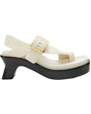 Loewe Ease Heel Sandal - White
