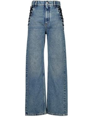 Stella McCartney High-Waist Straight-Leg Jeans - Blue