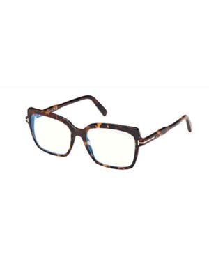 Tom Ford Eyewear Butterfly Frame Glasses - Brown