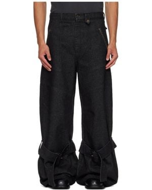 Egonlab Cargo Jeans - Black